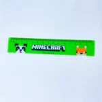 The ruler from the Minecraft stationery set