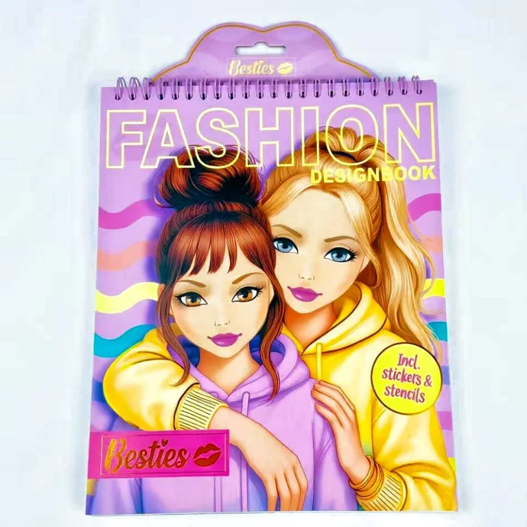 Besties girl fashion design book