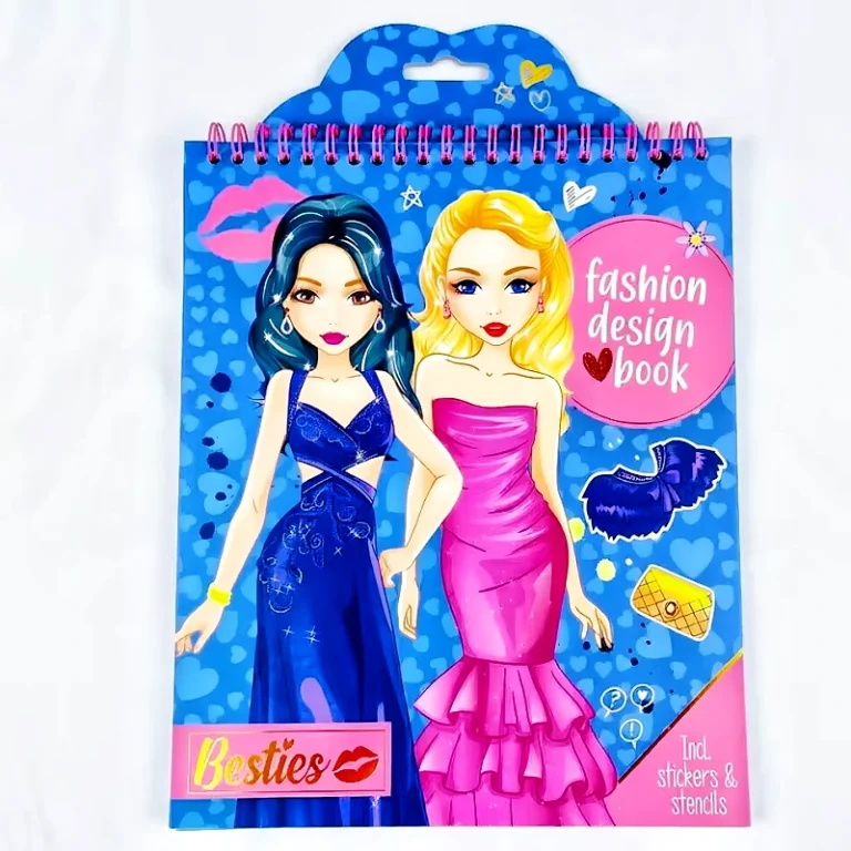 Besties girl fashion design book