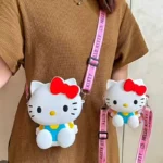 Hello Kitty 3D Silicone Crossbody Bag-03
