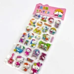 Hello Kitty Hologram Embossed Stickers-04