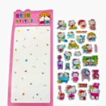 Hello Kitty Hologram Embossed Stickers