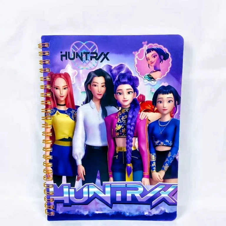 K-pop Theme Paper Cover Spiral Notebook