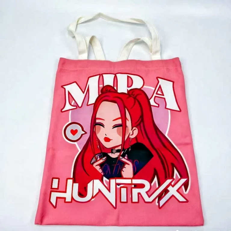 K-pop Theme Polyester Canvas Tote Bag-2