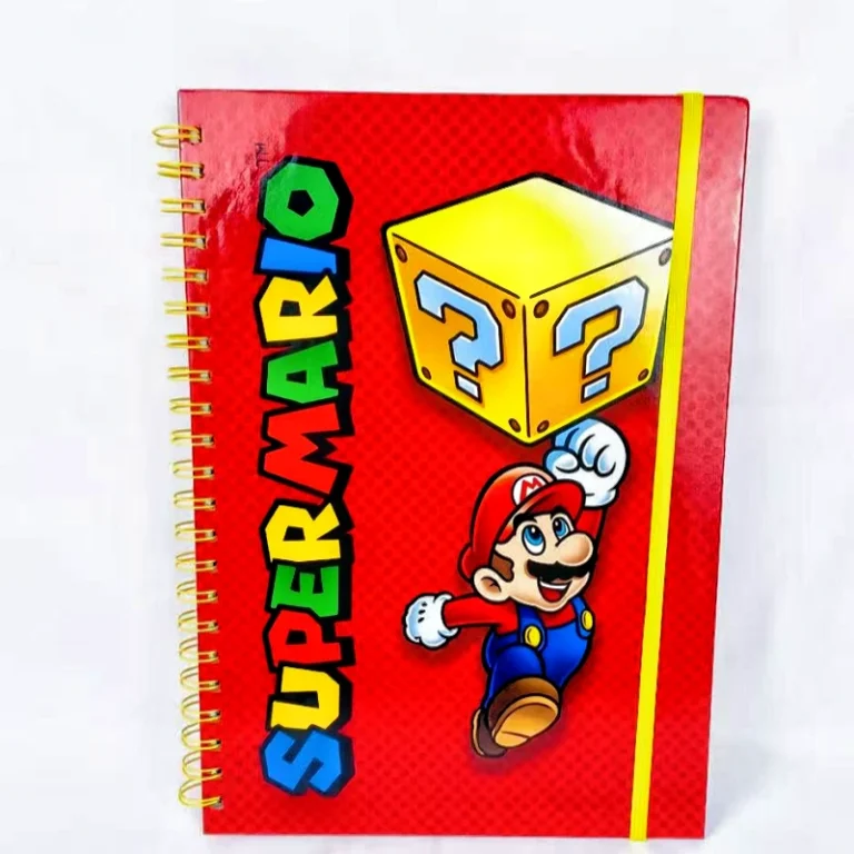 Mario Theme Hardcover Spiral Notebook-2