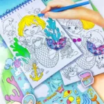Mermaid Coloring Book-04