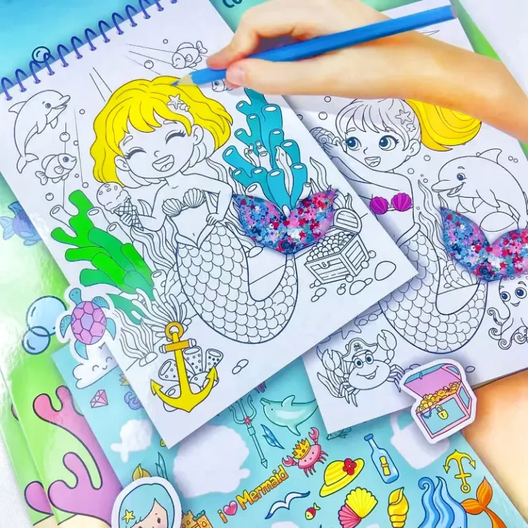 Mermaid Coloring Book-04