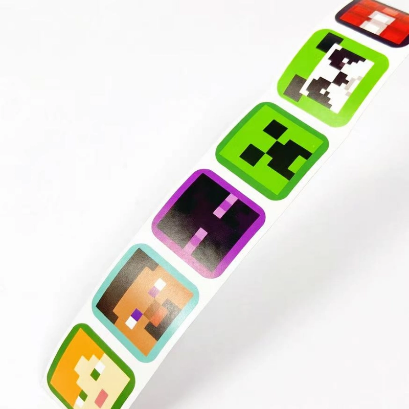 Home Minecraft Sticker Roll-05