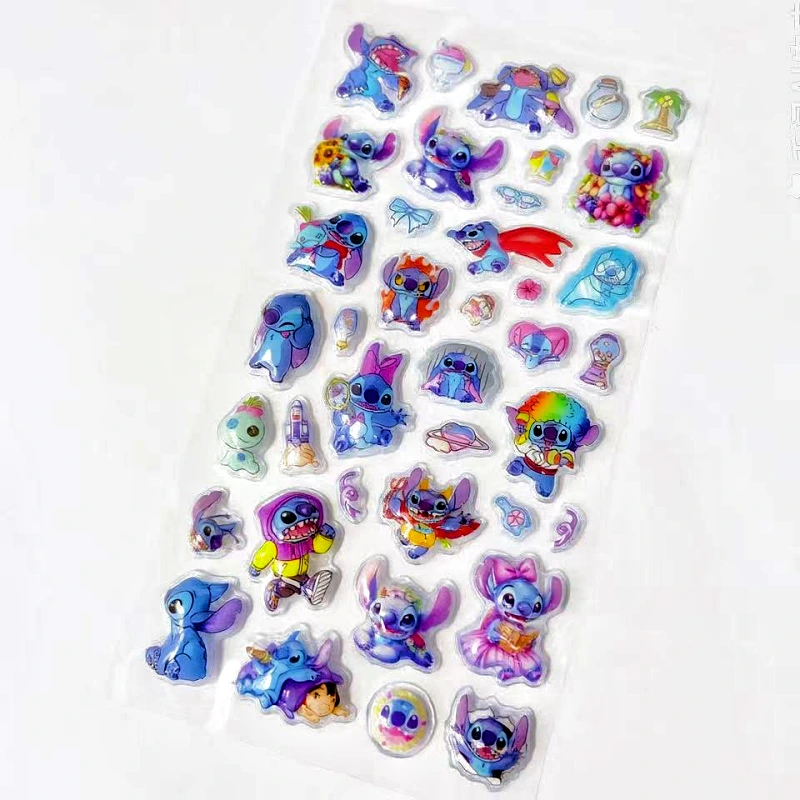 Stitch Hologram Embossed Stickers Stitch Hologram Embossed Stickers
