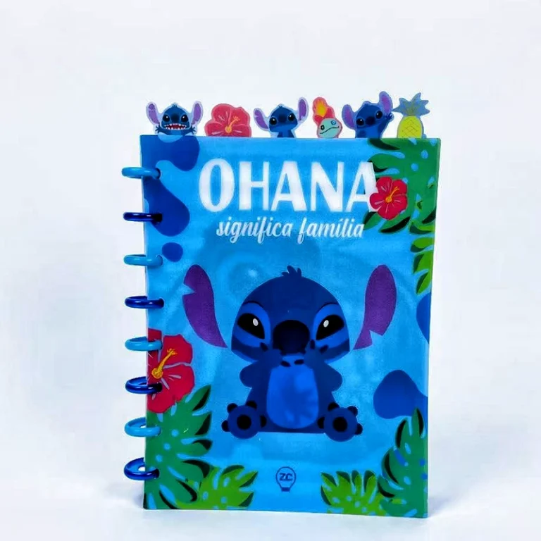 Stitch Theme Discbound Notebook-1