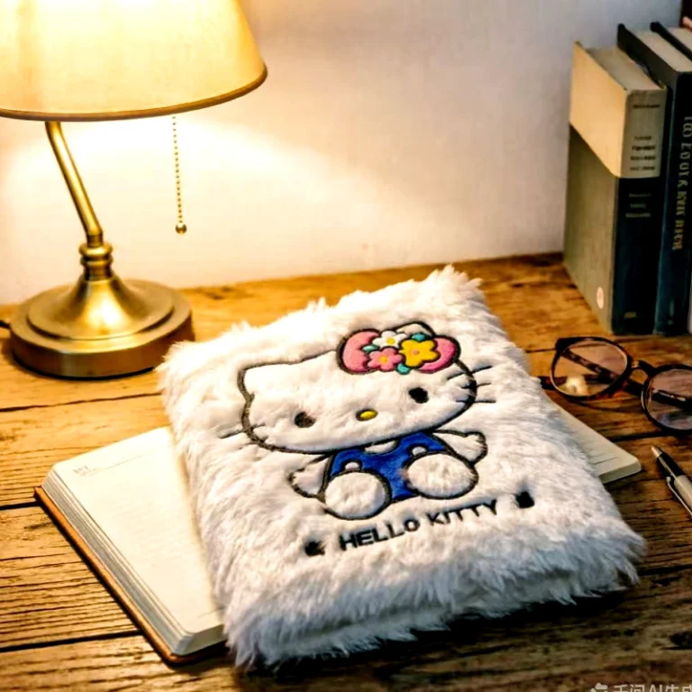 hello Kitty Plush Notebook-04