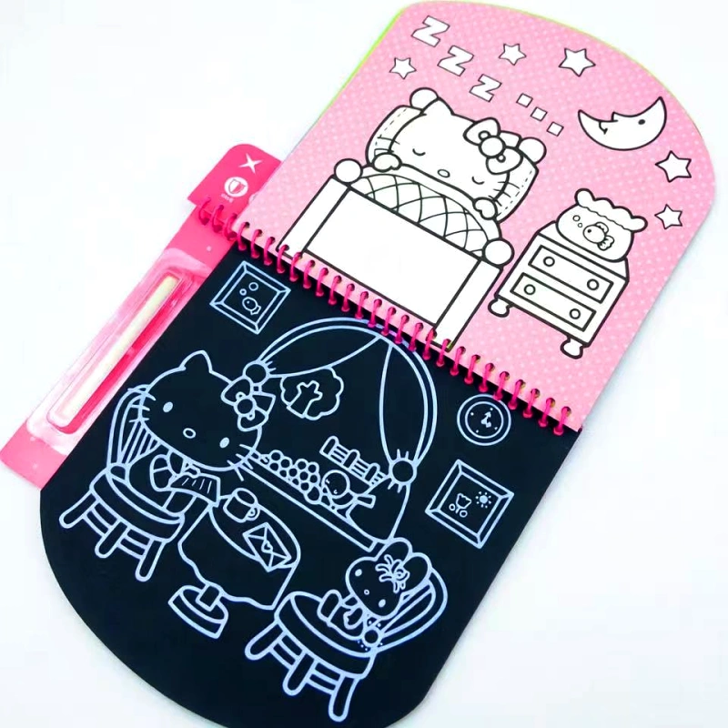 Home hello Kitty Scratch Art Book-02