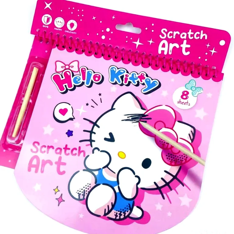 hello Kitty Scratch Art Book