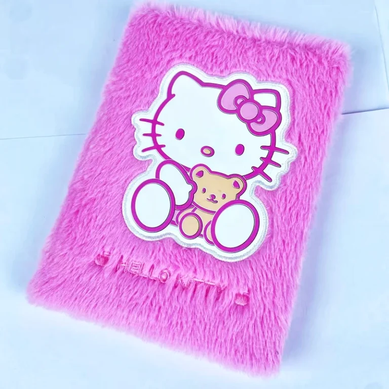 hello kitty plush notebook
