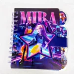 k-pop Spiral Notebook with Index Dividers