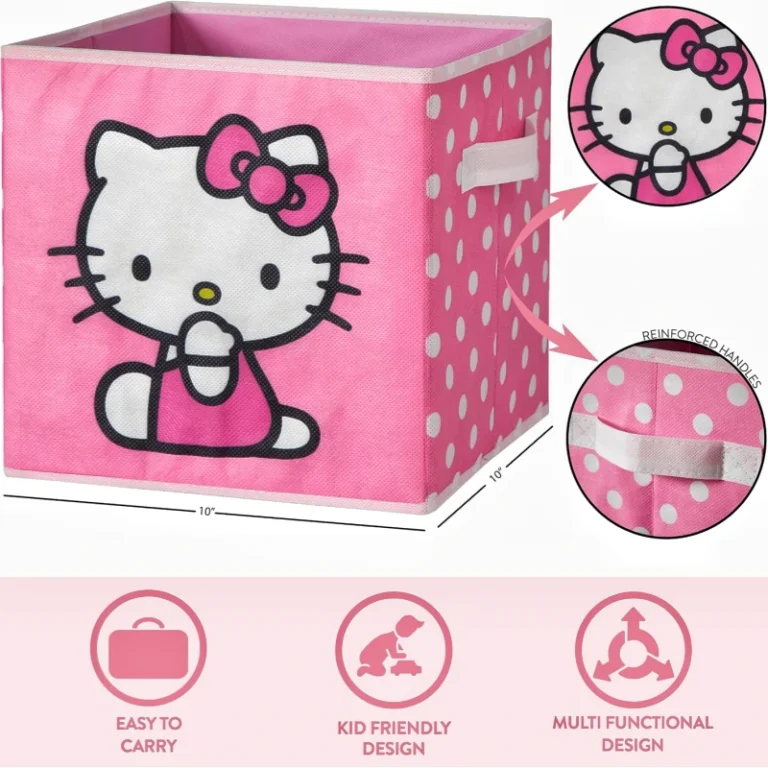 Hello Kitty Fabric Storage Cubes with Handles-33