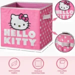 Hello Kitty Fabric Storage Cubes with Handles-4