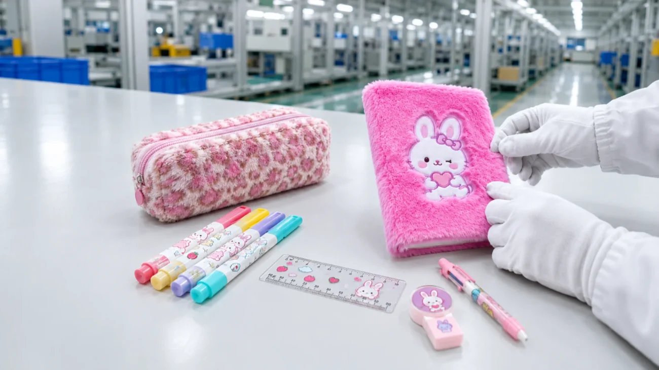 How to Choose the Right School Supplies Supplier for Wholesale Buyers quality inspection of safe kids stationery with non-toxic markers and smooth plastic school supplies