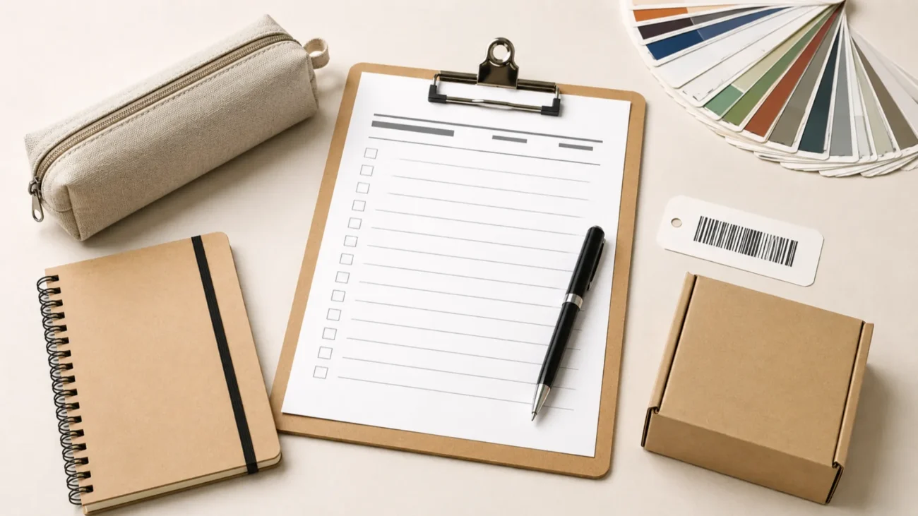 How to Choose the Right School Supplies Supplier for Wholesale Buyers checklist for choosing a school supplies supplier covering MOQ, product quality, safety, and delivery